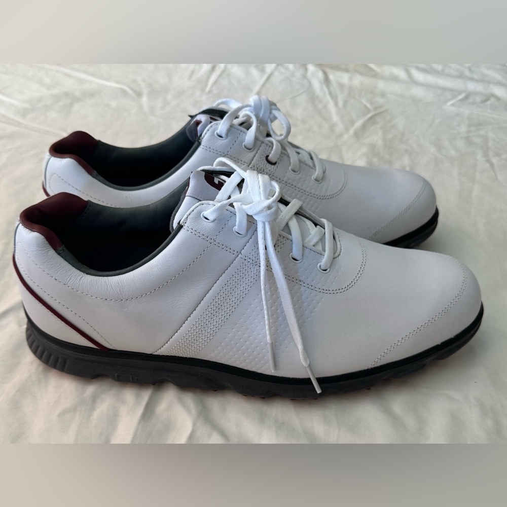 NWT FootJoy DryJoys Casual Men’s size 11.5W (white leather)